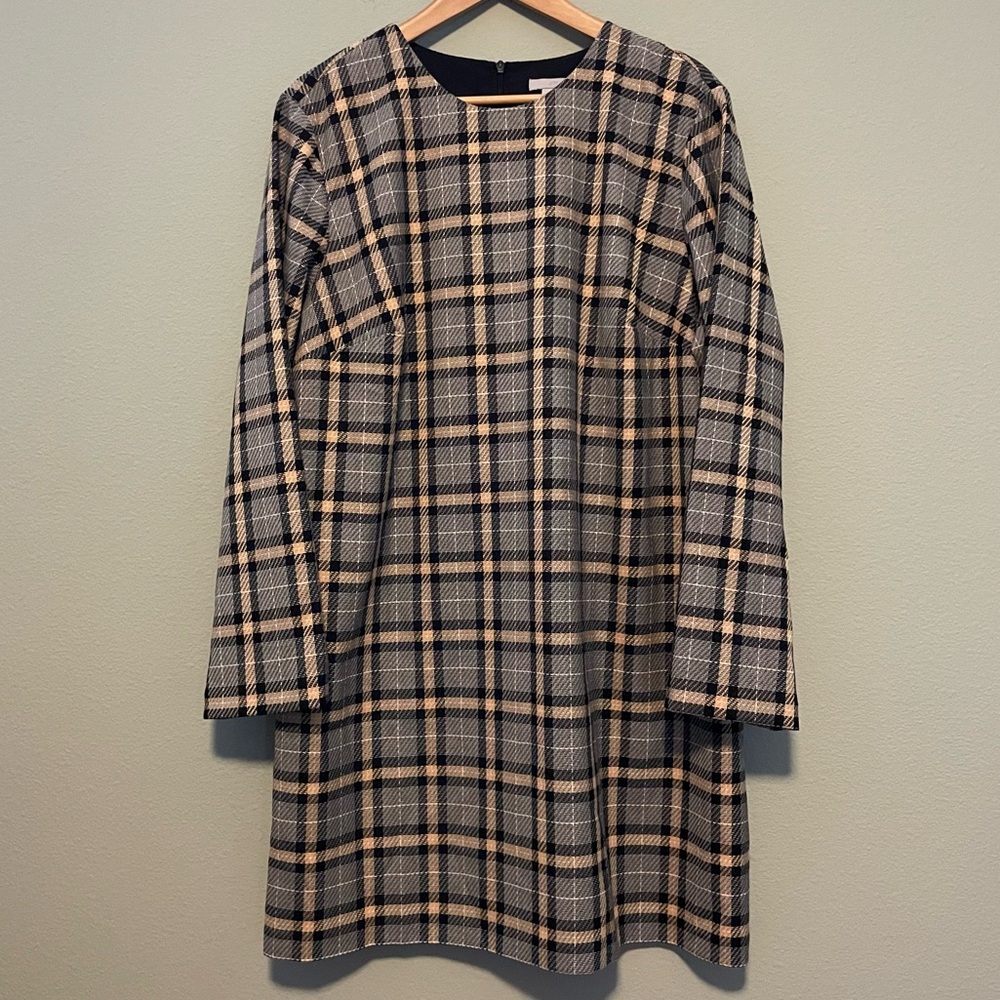 H&M Short Long Sleeved Plaid Dress - Size XL